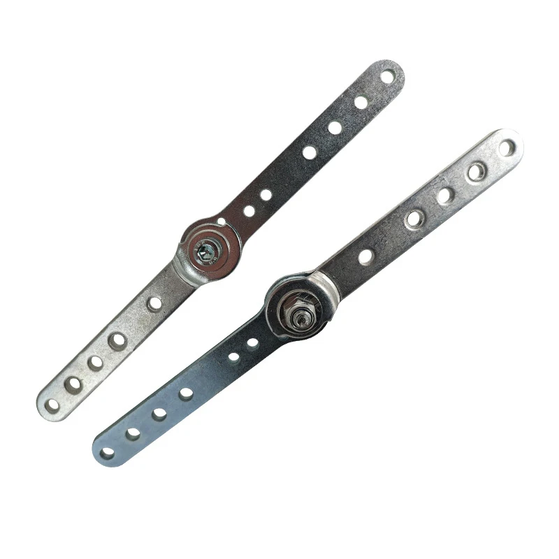 

2PCS Furniture Sofa Adjustable Without Gear Hinge Seat Armrest Round Flat Sliding Multi Angle Adjustment Hardware Accessories