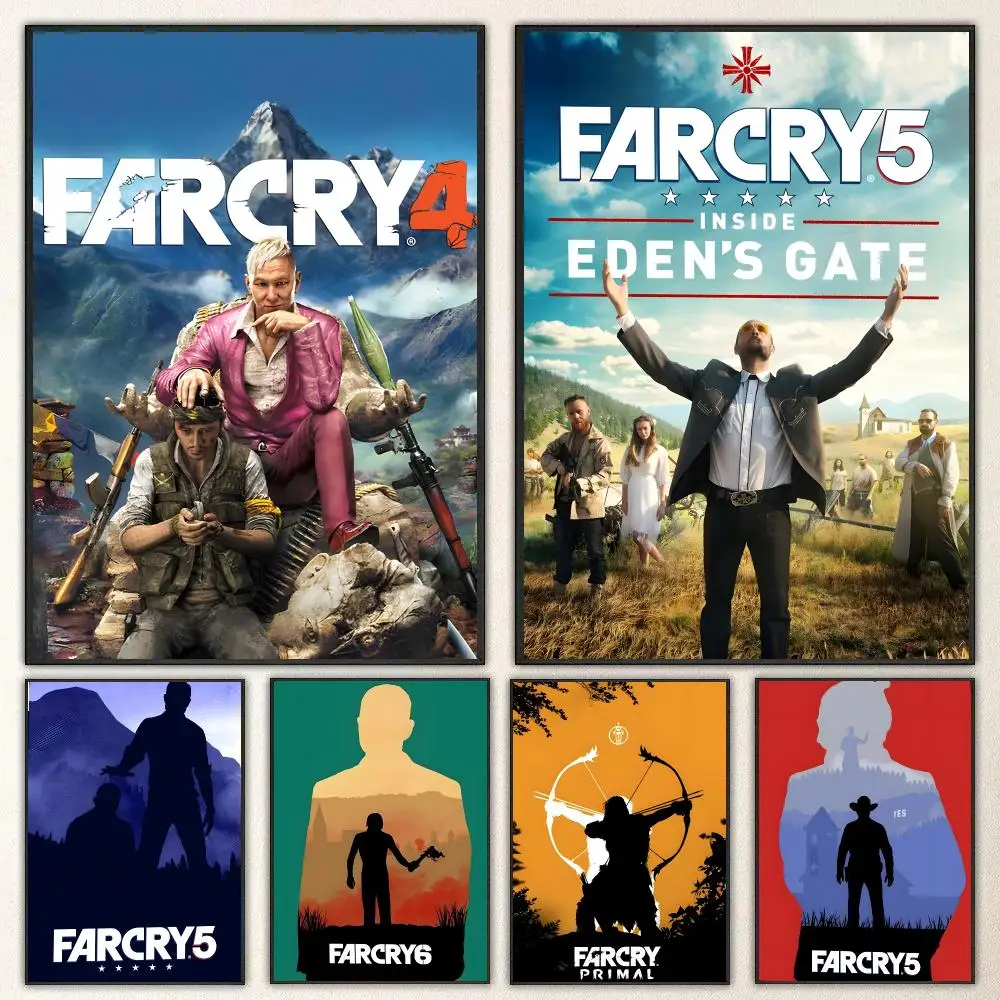 Game Far Cry 5 Poster High-definition  poster stickers, suitable for bedroom, living room, home decoration
