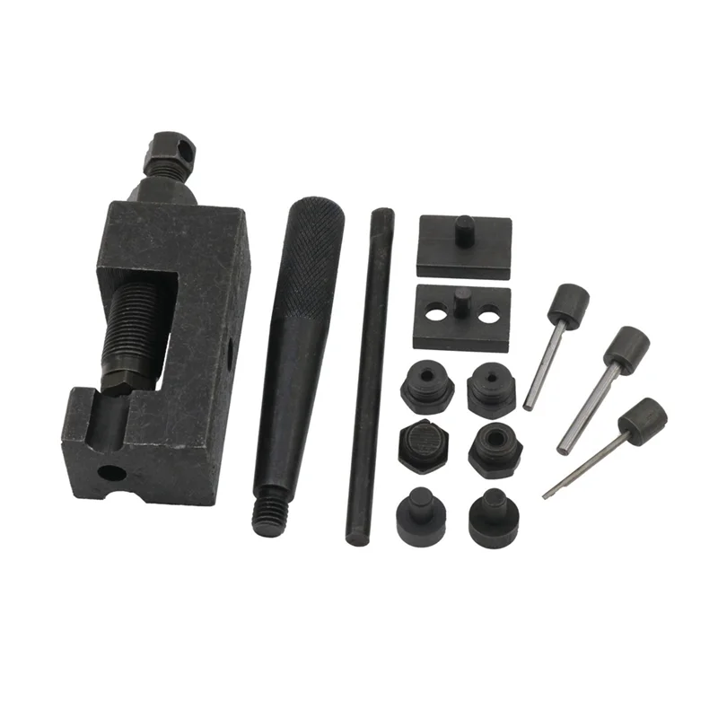 

Highly Recommended Motorcycle Chain Breaker Riveting Tool 6 Pins Chain Cutter Riveter Bike Chain Pin Press Handle For 415/420/42
