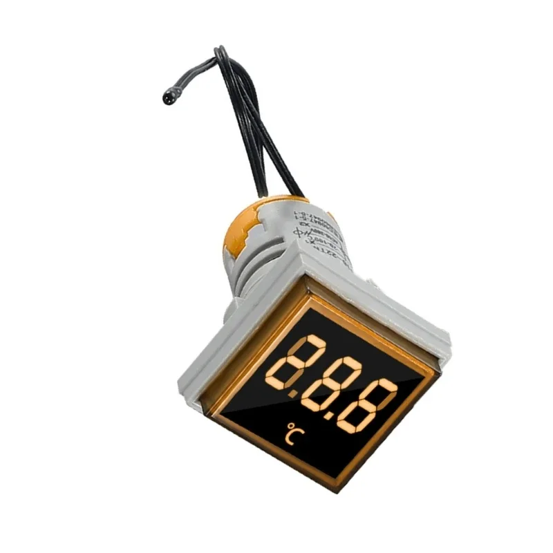 Square Digital Thermometers for Accurate Temperature Measurement with Clear Display Flame Retardant Plastic Shell