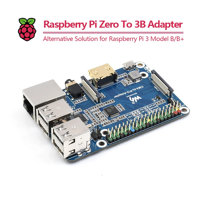 محول Raspberry Pi Zero إلى 3B، حل بديل لـ Raspberry Pi 3 Model B/B+، يعتمد على Raspberry Pi Zero