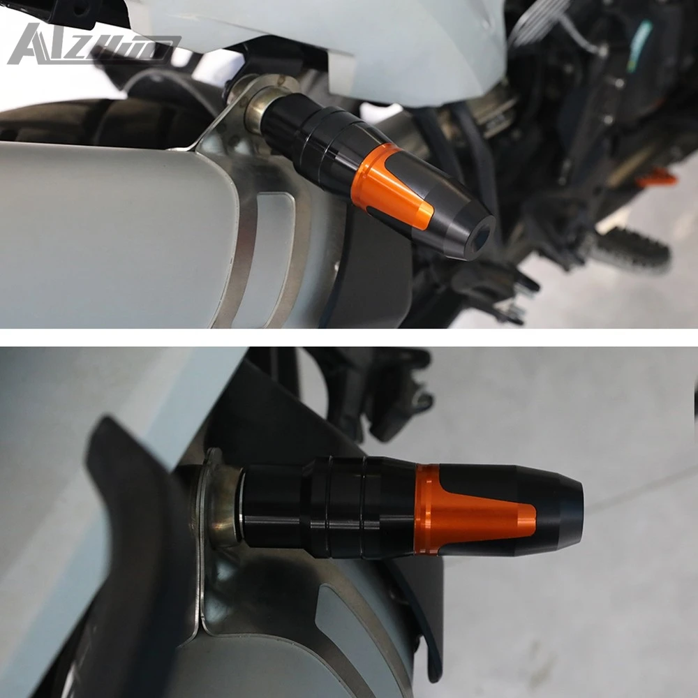Motorcycle Accessories Exhaust Falling Protection Slider Crash Pad For YAMAHA FZ6R FZ 6 R 2009-2017-2016 2015 2014 2013 FZ-6R view 2