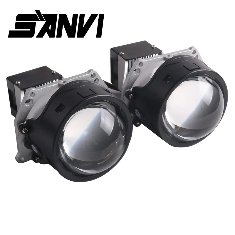 

Sanvi L50 Car 12V 136W 5500K Bi LED Projector Lenses Headlight For Auto Headlamp Light LHD Retrofit Projector Car Accessories