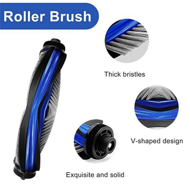 Forecovacs For EC OVACS X9 PRO/X9 PRO OMNI Replacement Parts Cleaning Side Brush Main Brush Robot Vacuum Cleaner