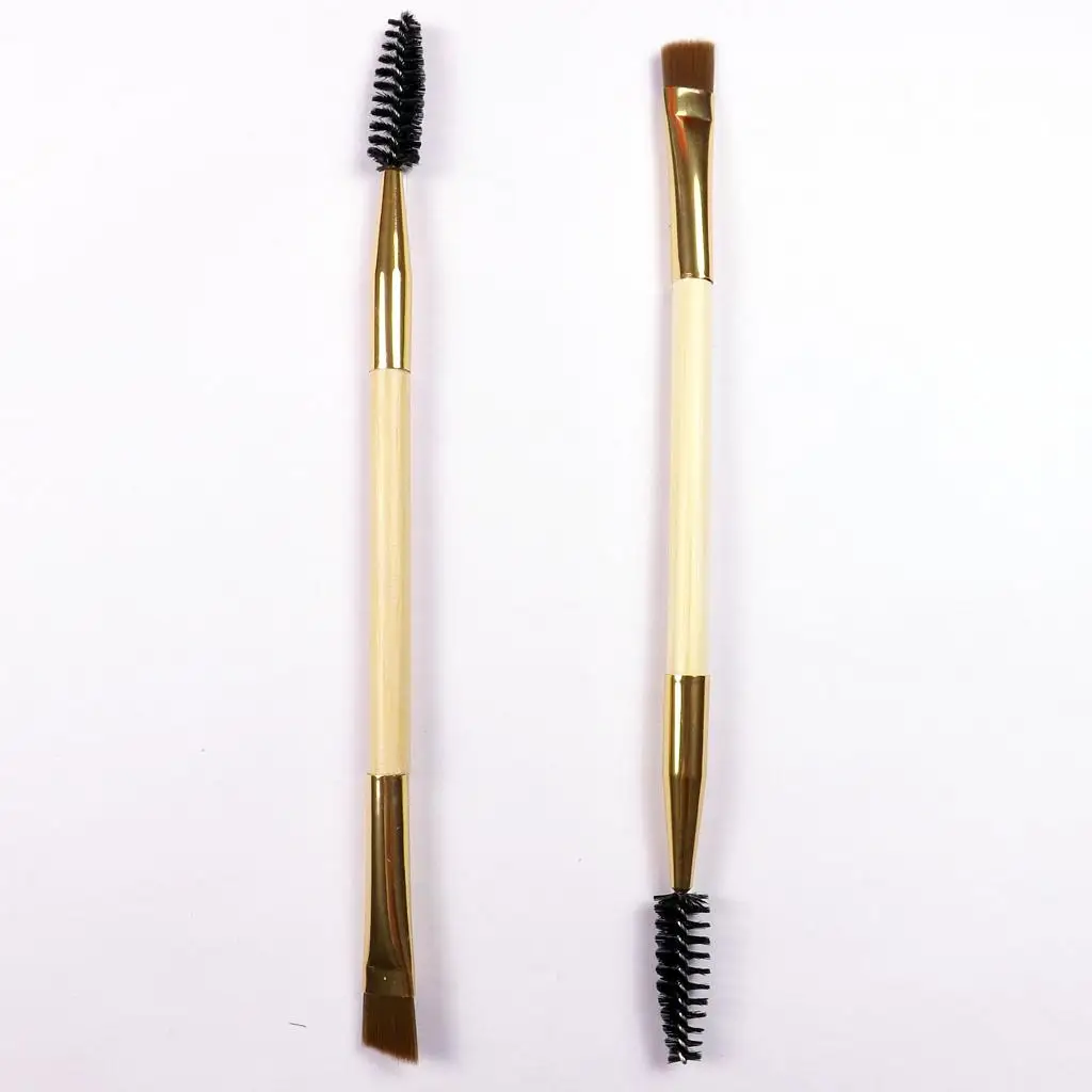 Double End Sobrancelha Pincel, Mascara Wands, Maquiagem Cosmética, 3-6Pack