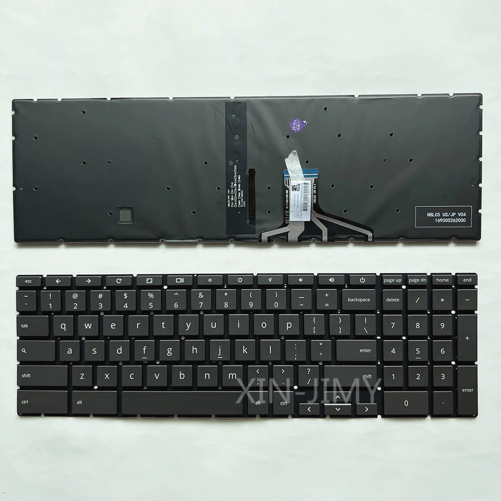 15-DE US/UK/French Backlit Keyboard for HP Chromebook 15-DE 15-DE0010NR 15-DE0021CL 15-DE0577WM L54816-001 Notebook