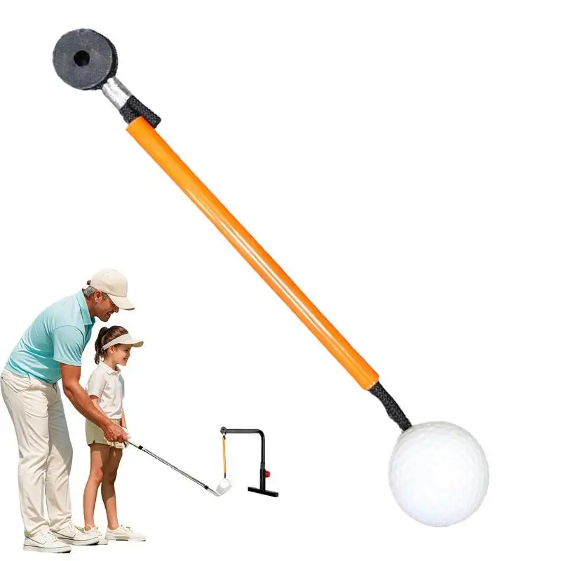 

Тренажер для гольфа с веревкой, тренажер для качелей для гольфа, мяч на веревке, скорость, тренировка клюшки, оборудование для выравнивания, корректор производительности