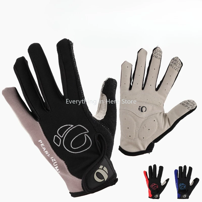 

Велосипедные перчатки с полным пальцем, осенние и зимние велосипедные перчатки, противоскользящие амортизирующие велосипедные перчатки с сенсорным экраном для мужчин и женщин