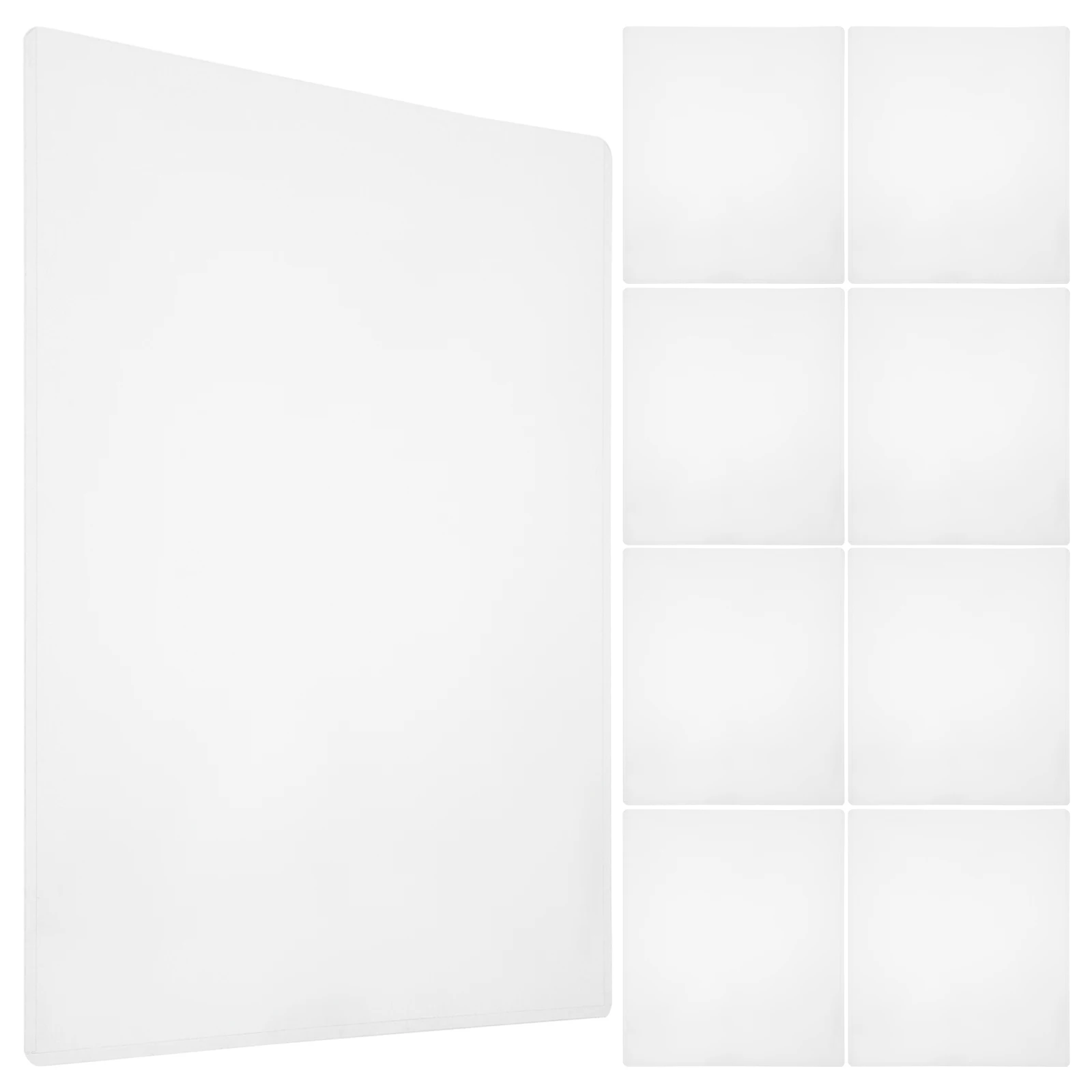 

10pcs Photo Protectors Clear PVC 8 5 x 11 Inch Waterproof Heavy Duty Plastic Sleeves for Artwork Paper Albums Card Pages