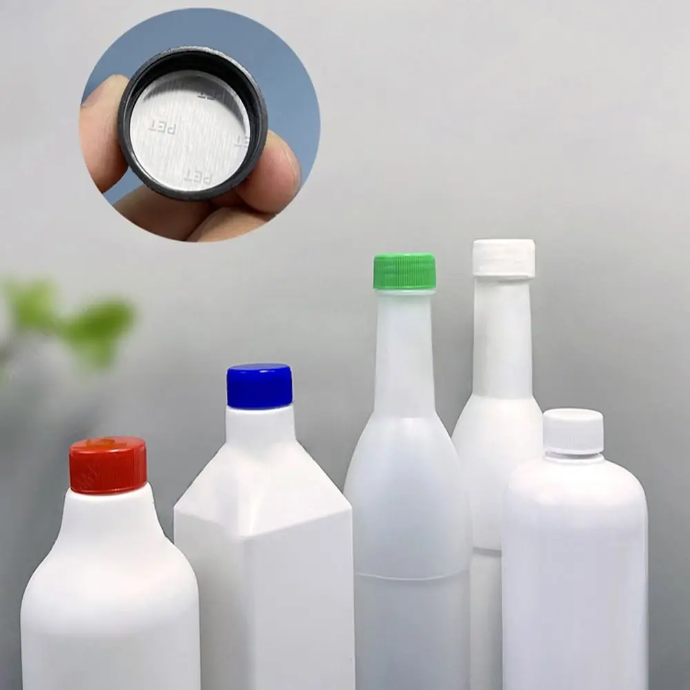 20pcs 28mm Plastic Bottle Cap Circular Multi-purpose Drinking Bottle Cap with Gasket Reusable Screw Bottle Cap