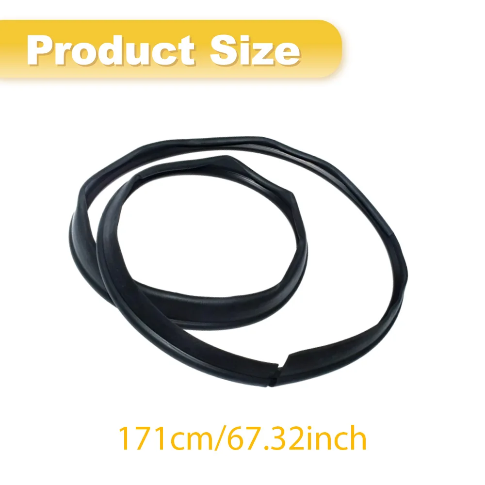 For BMW  3 4 Series F30 F31 F32 F33 F36  Rubber Bonnet Engine Hood Weatherstrip  Sealing Seal Strip  51767255802, 51767239146