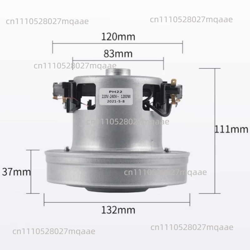 All-copper 1200-1500W vacuum cleaner general purpose motor for puppy d-928 Midea QW12T05F PD22120 Replacement motor