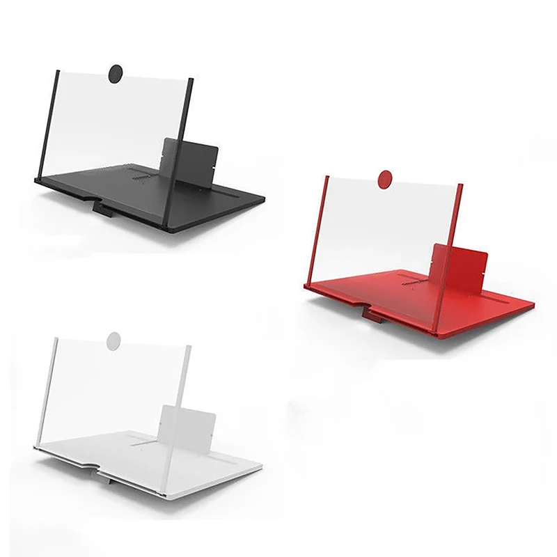 Amplificador de tela 3D para smartphone, tela do telefone móvel, ampliador de vídeo, tela ampliada, suporte do telefone, suporte, 9 ", 10"