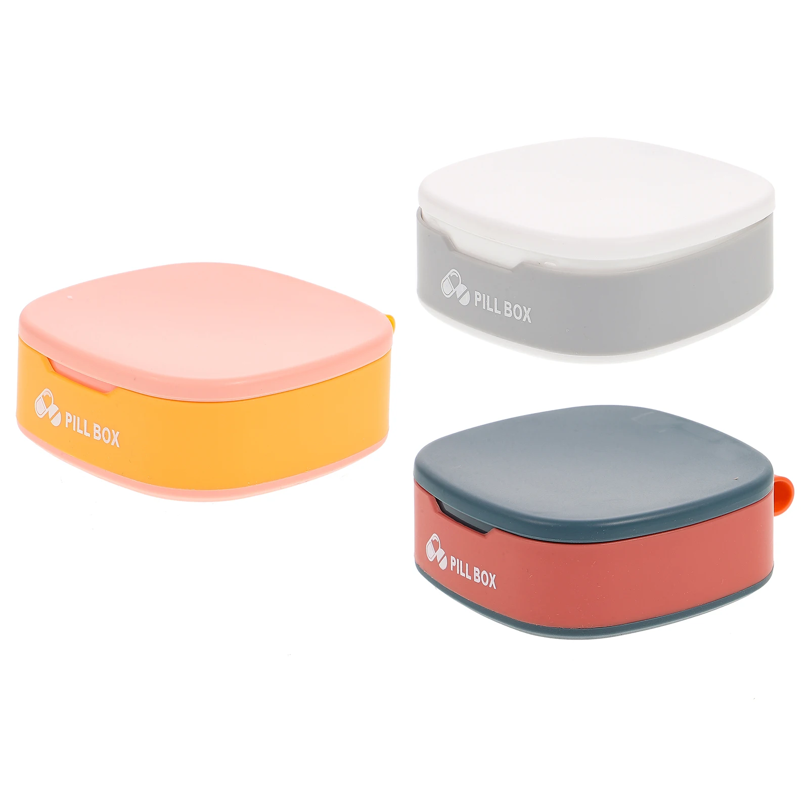 

3 шт. коробка, мини-аптечка для путешествий, контейнер для лекарств, портативный контейнер для хранения таблеток из полипропилена, прочный, легкий