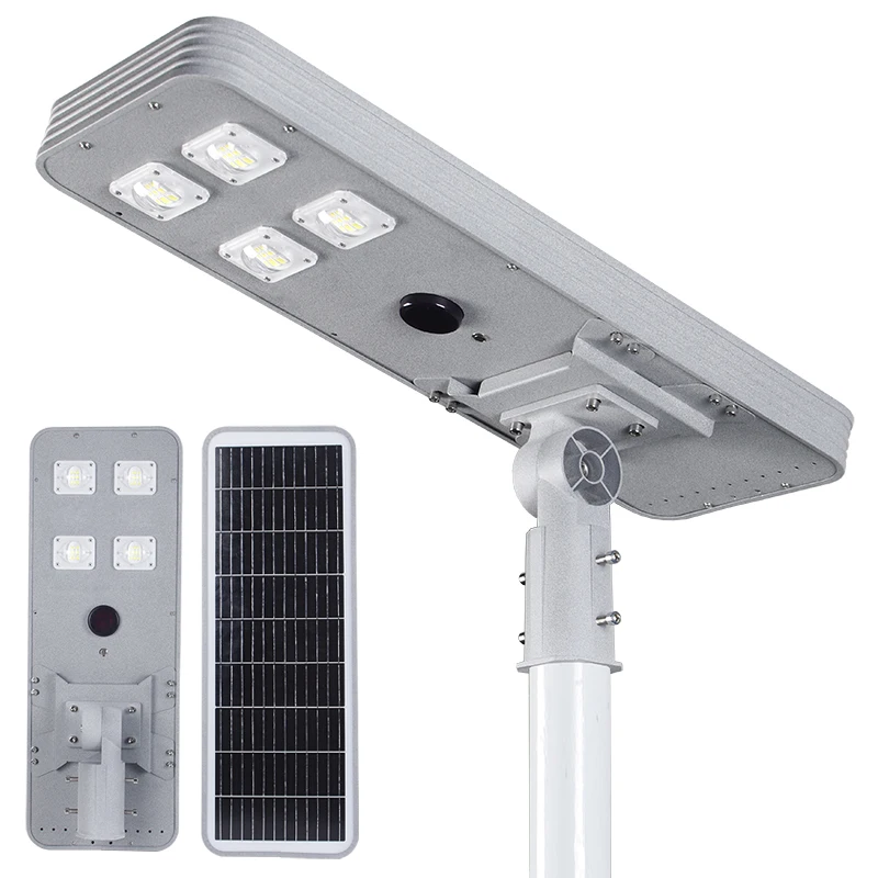 waterproof road garden lamp high lumen outdoor led solar street light microwave induction