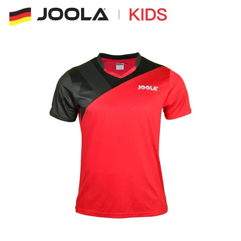 Nowa odzież sportowa JOOLA dziecięca stolik dziecięcy odzież tenisowa szybkoschnący krótki rękaw Ping Pong t-shirty koszulki sportowe 2023 topy