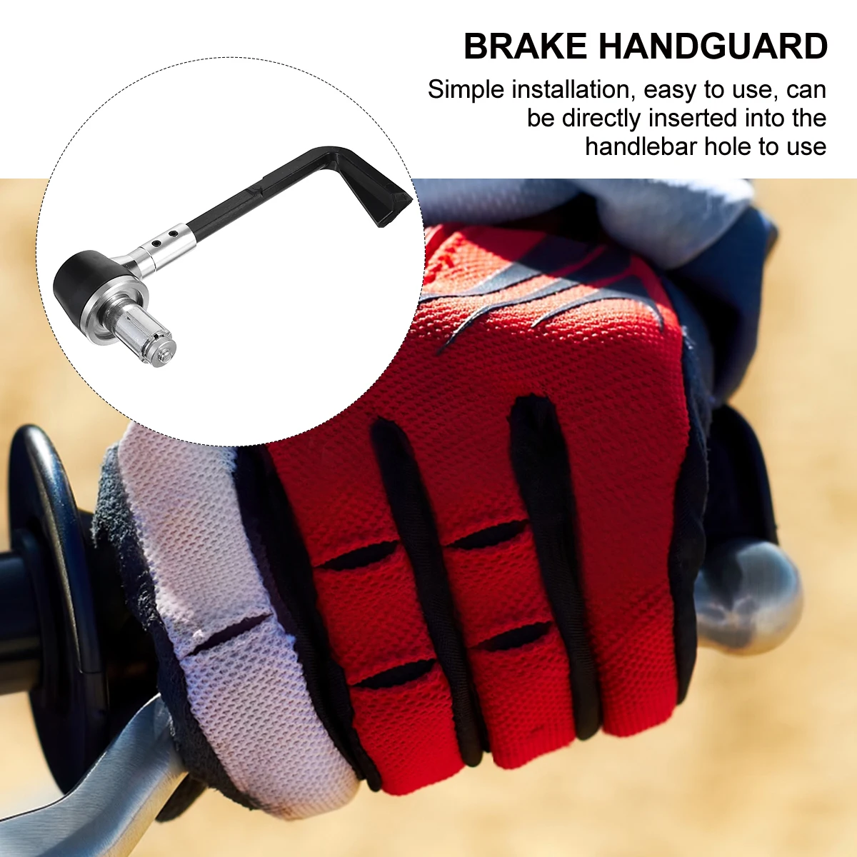 

1 Pair Motorcycle Handlebar Alloy Brake Clutch Lever Hand Grip Protector Non-Slip Vibration Absorbing Durable Motorbike Grips