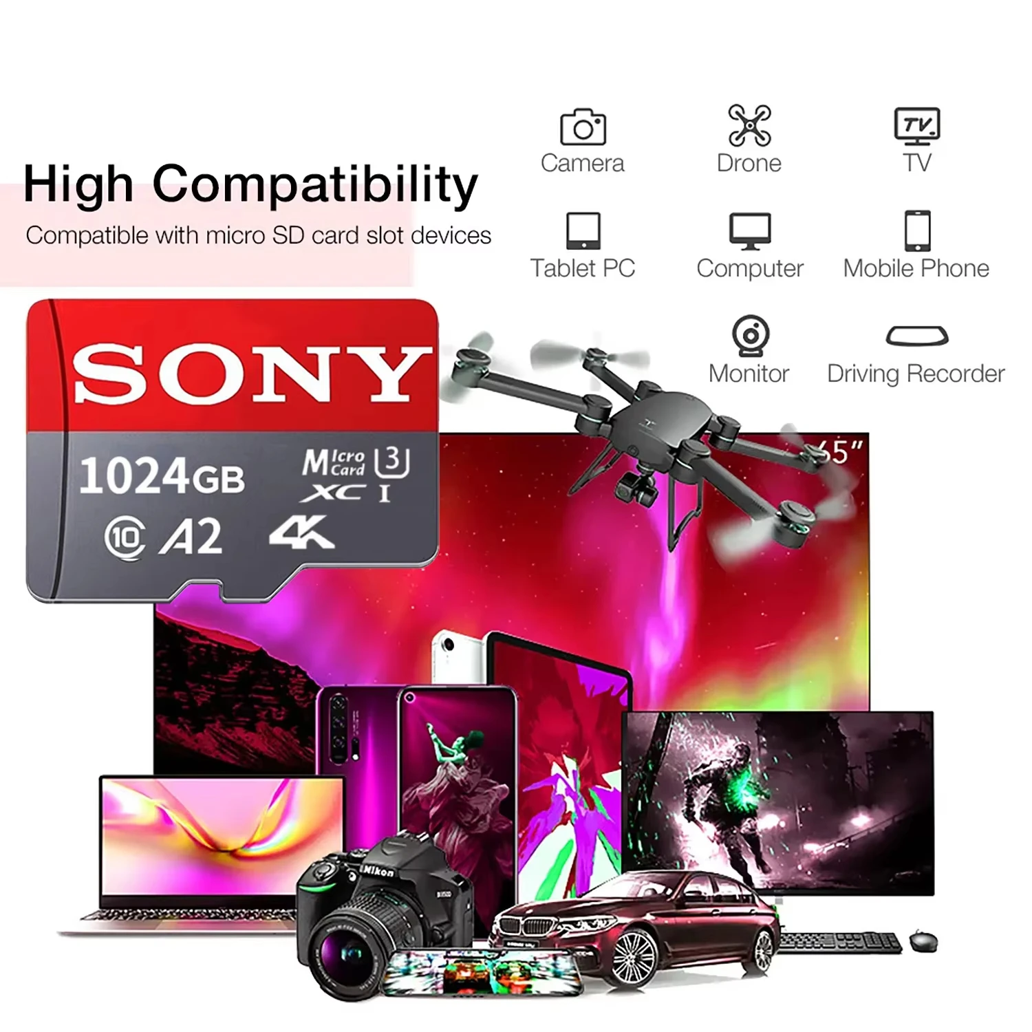 Рисунок 5 - SONY Micro TF SD-карта 128 ГБ SD-карта
