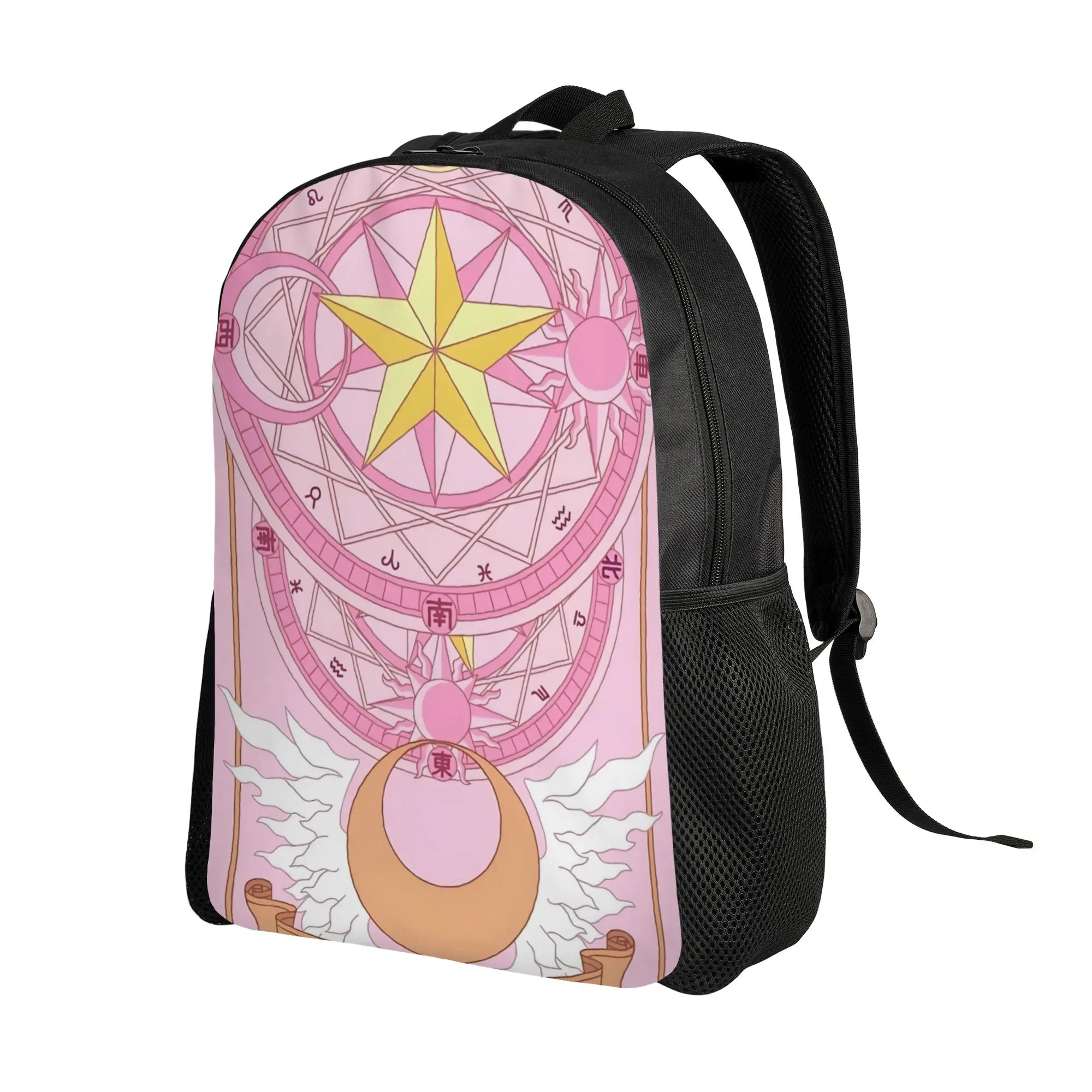 1Piece Backpack Pink New School Year Bookbag Outdoor  Cardcaptor Sakura Back To School Gift New Term Starts