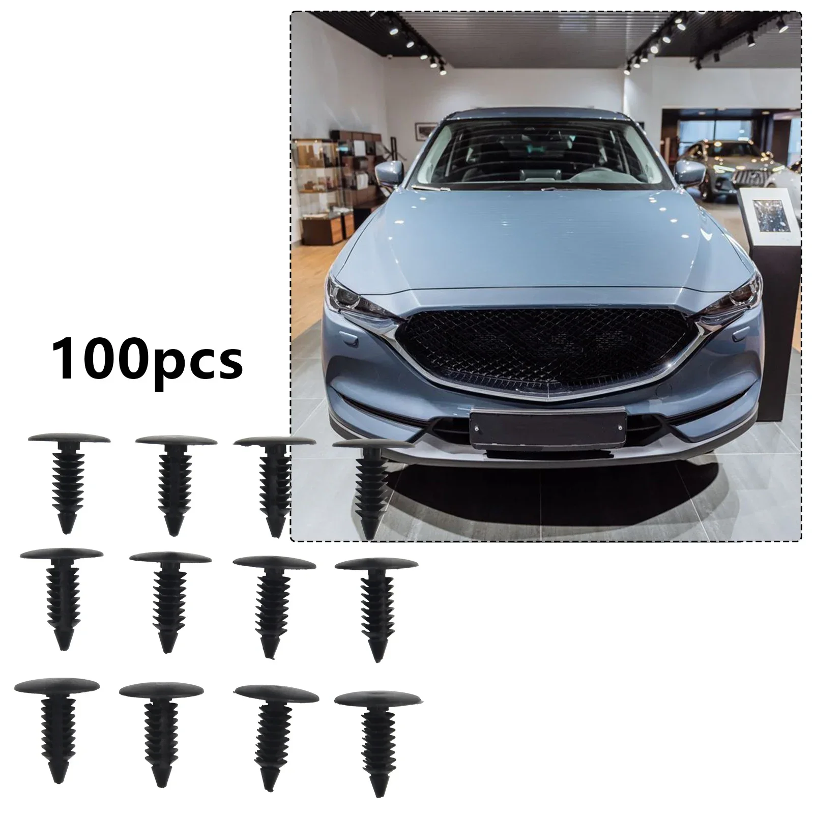 1605396 зажимы для бампера 1595864 388577S 6030441 черный для Chrysler для Ford W705589 S300 для Ford заменяет 388577S