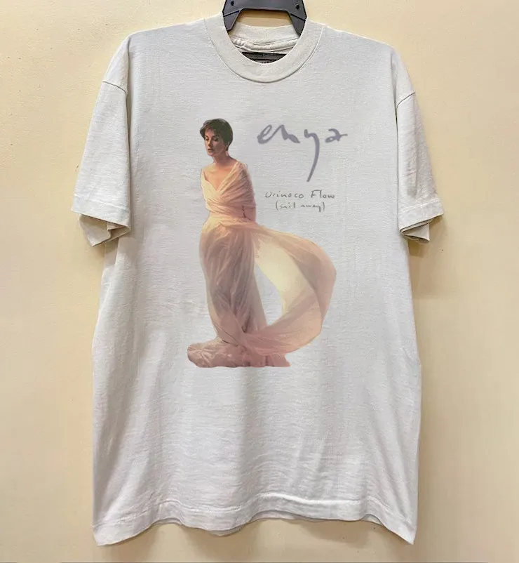 Camiseta de algodón unisex para adultos con diseño de álbum de música Enya Orinoco Flow
