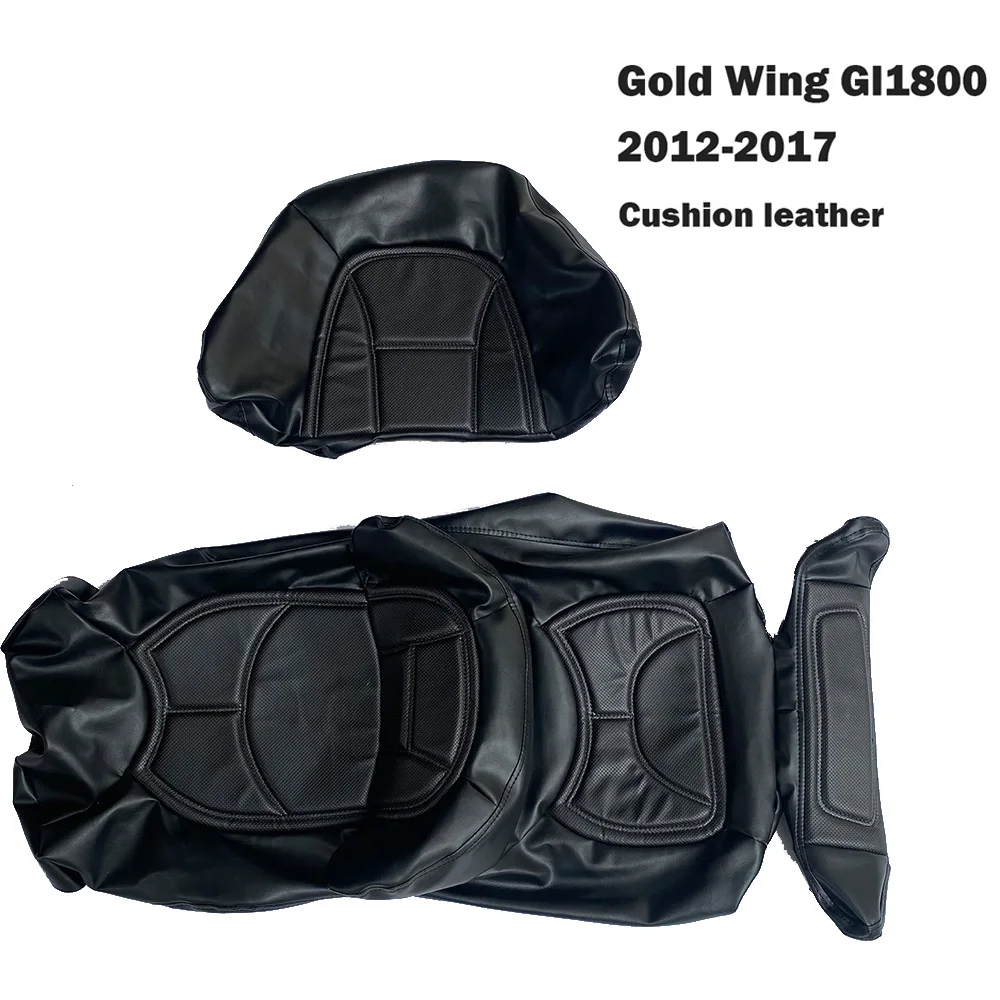 New For Gold Wing Gl1800 2012 2013 2014 2015 2016 2017-2024 Motorcycle Seat Cushion Leather Seat Cushion Cover Seat Cover