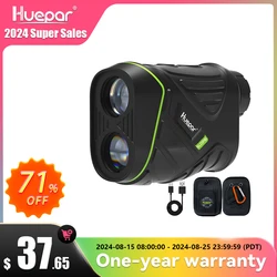 Huepar HLR600 800M/Yard Golf Laser Rangefinder With Slope Compensation Flgpole Lock USB Rechargeable for Golfing Hunting Sports