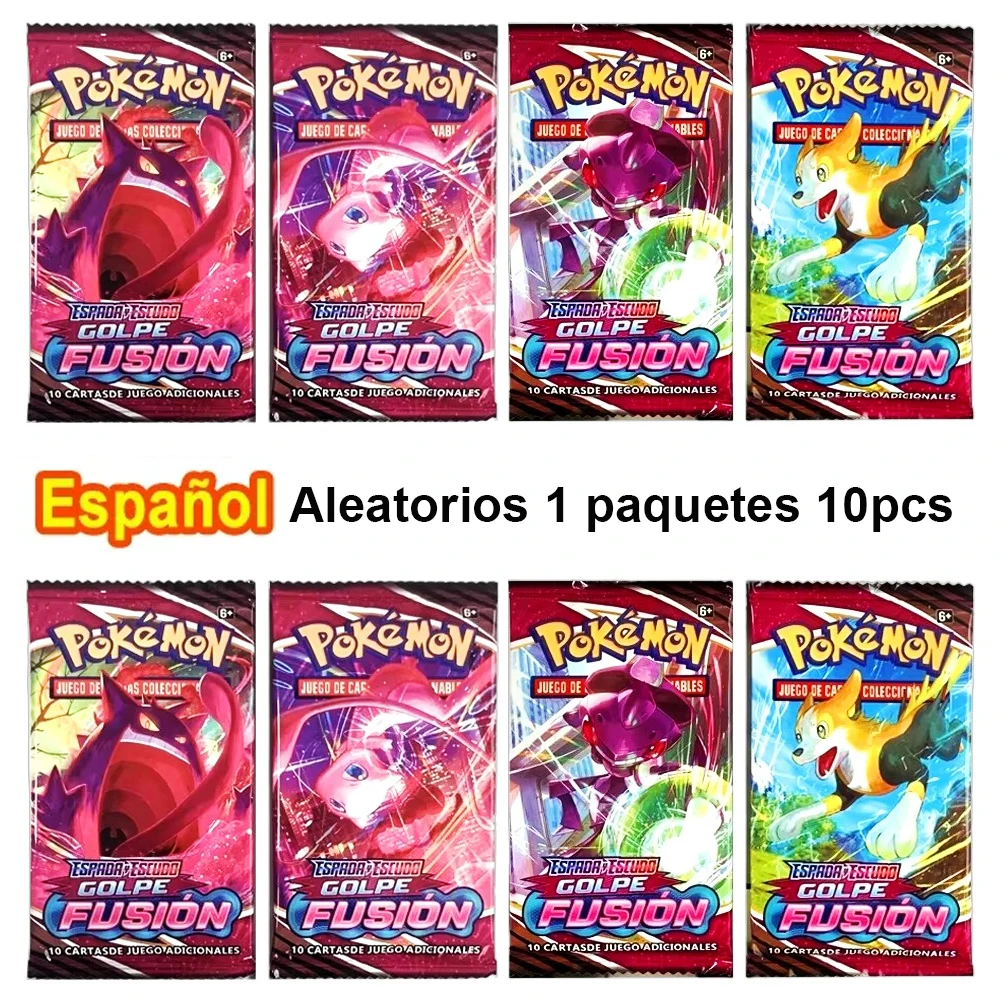spanish 151 pokemon cards NEW Spanish Pokemon Cards 151 FUSION STRIKE 10Pcs
