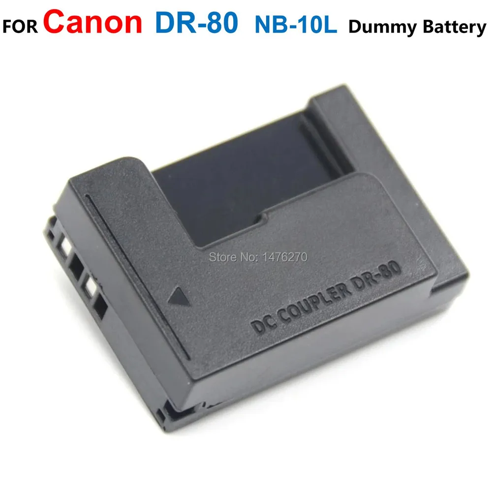 

Power Adapter NB-10L NB10L Dummy Battery DR80 DR-80 DC Coupler For Canon PowerShot G1X G15 G16 SX40 SX50 and SX60