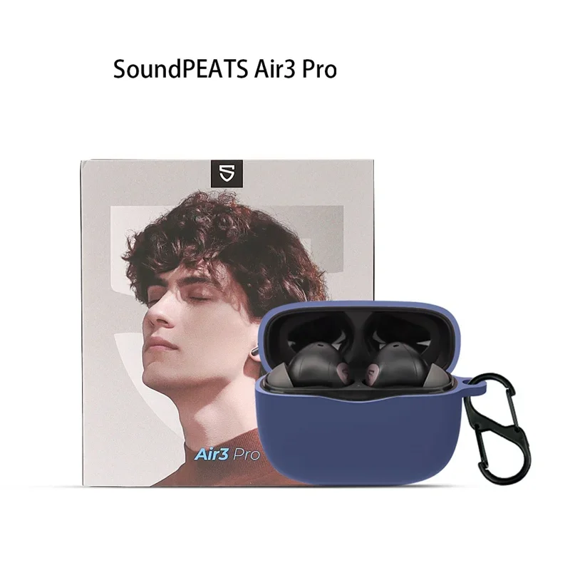 

Earphone Silicone Protective Cover For SoundPEATS Air3 Pro Anti-drop Dust-proof Earphone Charging For SoundPEATS Air3 Pro Case