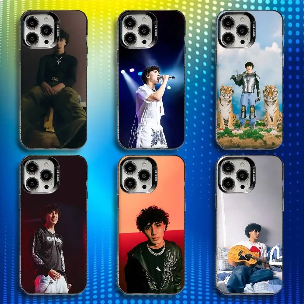 

D-DannyLux ZAFIRO Singer Phone Case For iPhone 17,16,15,14,13,12,X,8,Pro,Max,Plus,E,SE4,Air,Mini IMD Matte Black