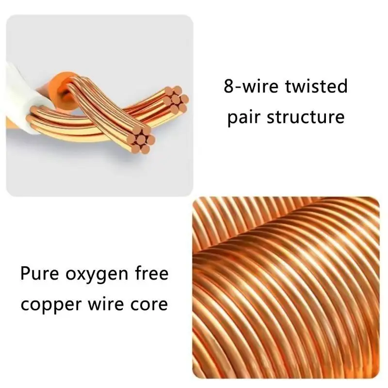 652F Flexible Satellite Replacement Cable, Low Resistance Copper Wiring for Data Transmission Speeds