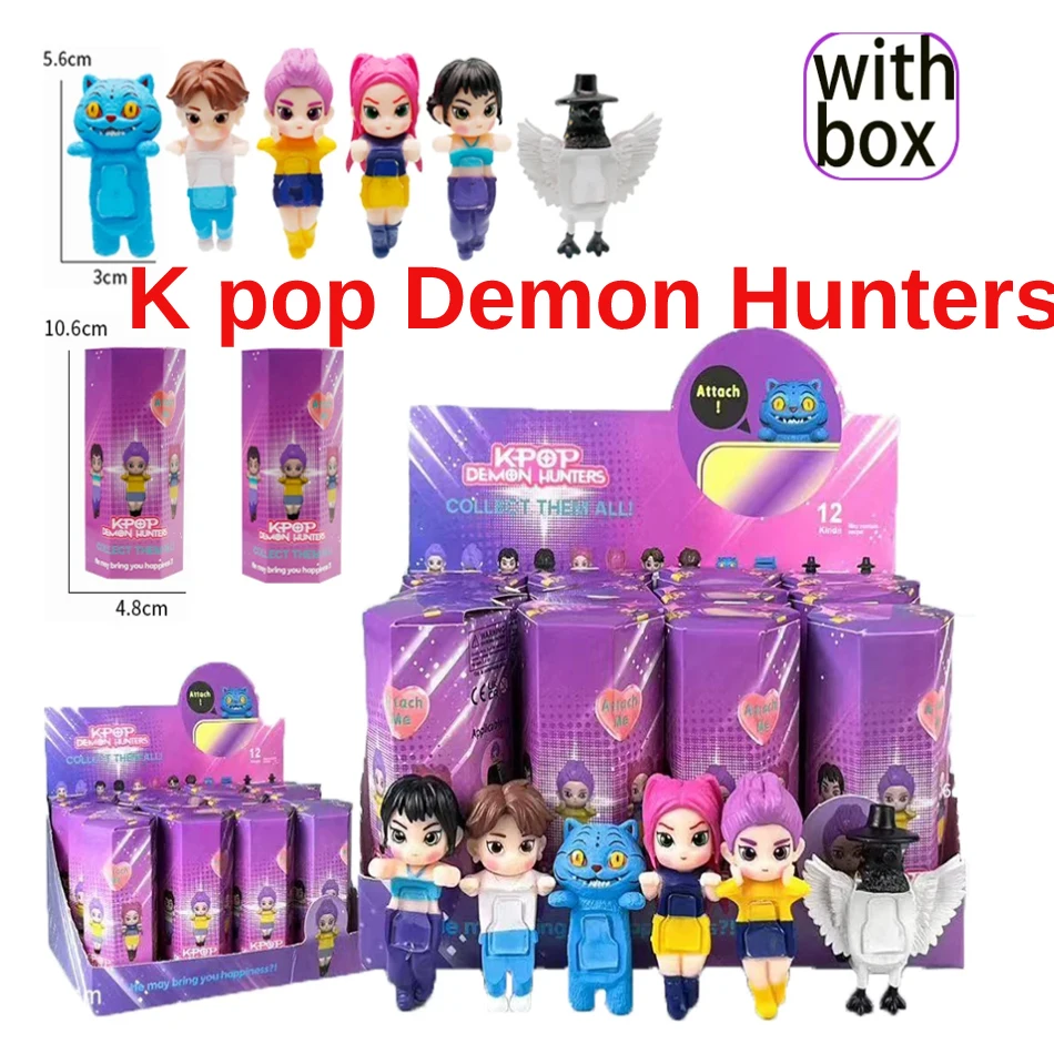 2025年ホットセール K-POP デモンハンターズ ブラインドボックスシリーズ アニメフィギュア オーナメント ドール ファン 子供向けギフト ランダムブラインドボックス