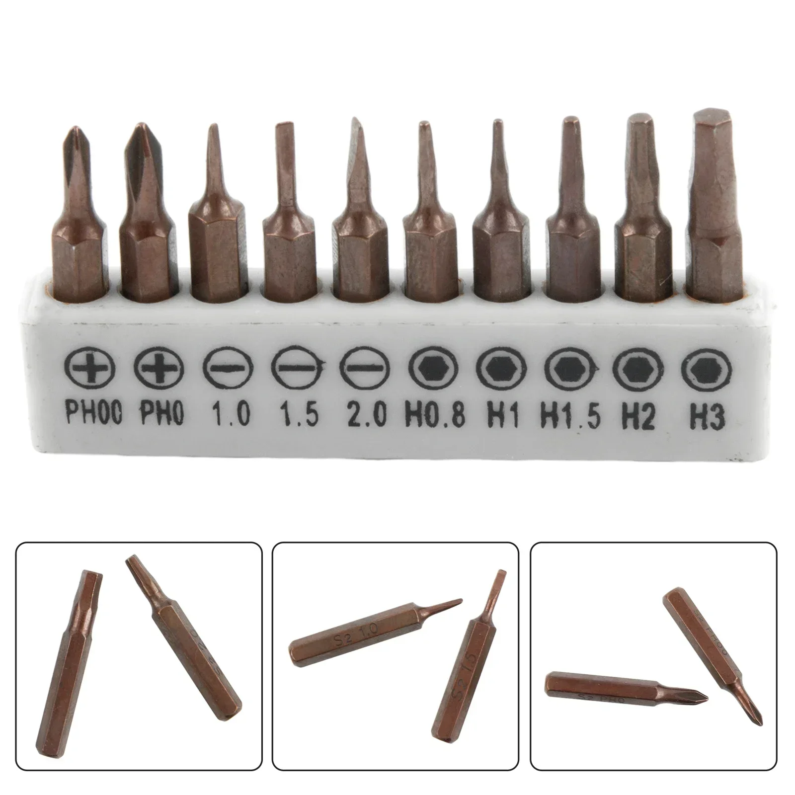 High Quality Screwdrivers Nutdrivers Set Slotted Cross 4mm Hex Shank For Repairing Hand Tools Parts Screwdriver Bit