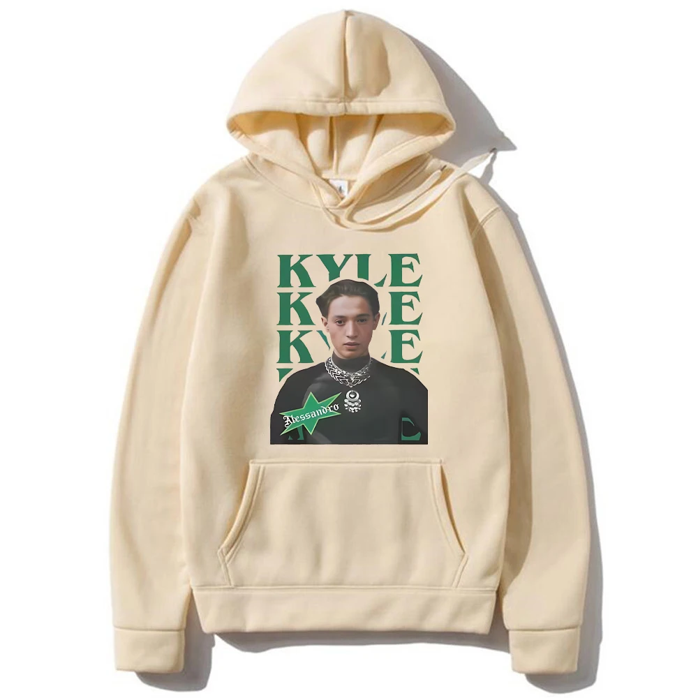 Новое поступление осени и зимы, толстовка с капюшоном Kyle Alessandro для мужчин и женщин, классический пуловер в стиле ретро, модная уличная одежда в стиле хип-хоп, теплая