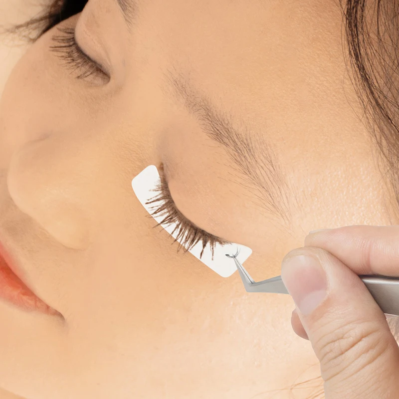 Extensão médica de cílios não tecida, 200 peças sob almofada de isolamento ocular enxertia