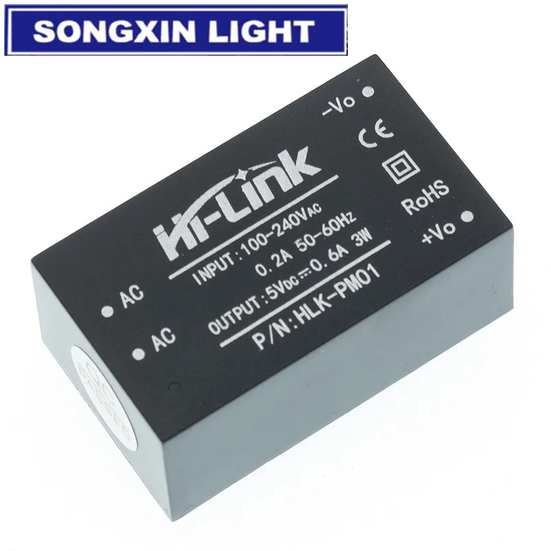 HLK-PM01 HLK-PM03 HLK-PM12 AC-DC 220V to 5V/3.3V/12V Mini Power Supply Module Intelligent Household Switch HLK-5M05  5M12 5M03