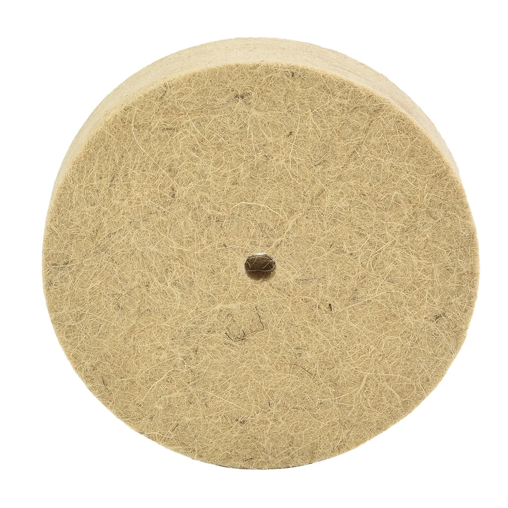 1pcs 5Inch Wool Felt Polishing Wheel For Stainless Steel Copper Aluminum Furniture Ceramic Marble Polishing Wheel Grinder Tool