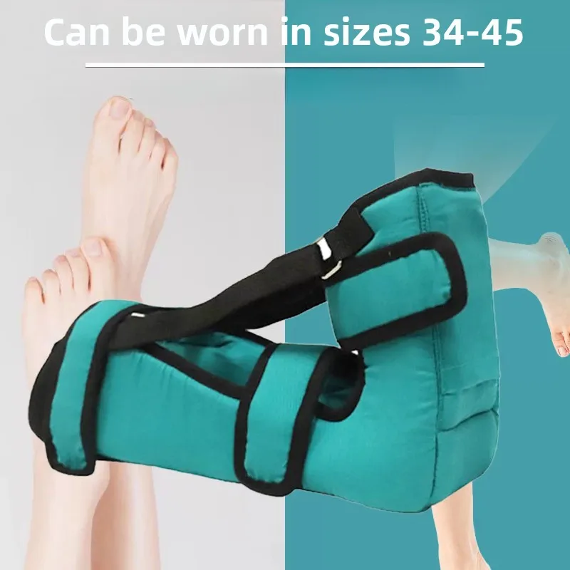 Health Care Anti Foot Drop Inversion and Eversion Corrector/Ankle Lift Leg Pad Fixator for Paralyzed Elderly People Lying in Bed
