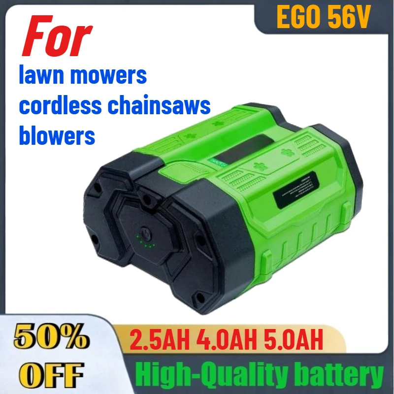 

2.5AH 4.0AH 5.0AH Replacement EGO 56V BA112E Battery for Lawn Mowers / Cordless Chainsaws / Blowers