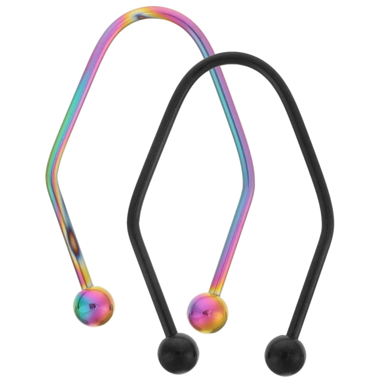 

2 pcs Stainless Steel Trainer For Women Facial Exerciser Muscle Tool Portable Cheek Dimple Maker Face Contour Trainer Metal