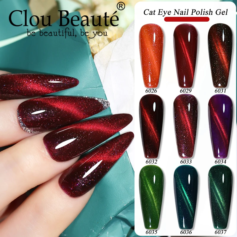 

Clou Beaute 10ml Magnetic Cat Eye Gel Nail Polish Soak off UV Vernis Magnetic Gel Lacquer Varnish Cat Eye Glue nails product