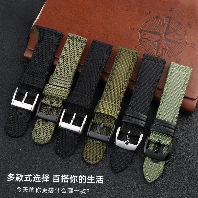 For Iwc Watch Company Nylon Watchband Pilot Series Mark Little Prince Iw3777 Portuguese Meter Iw3714 Watch Strap 20 21 22mm