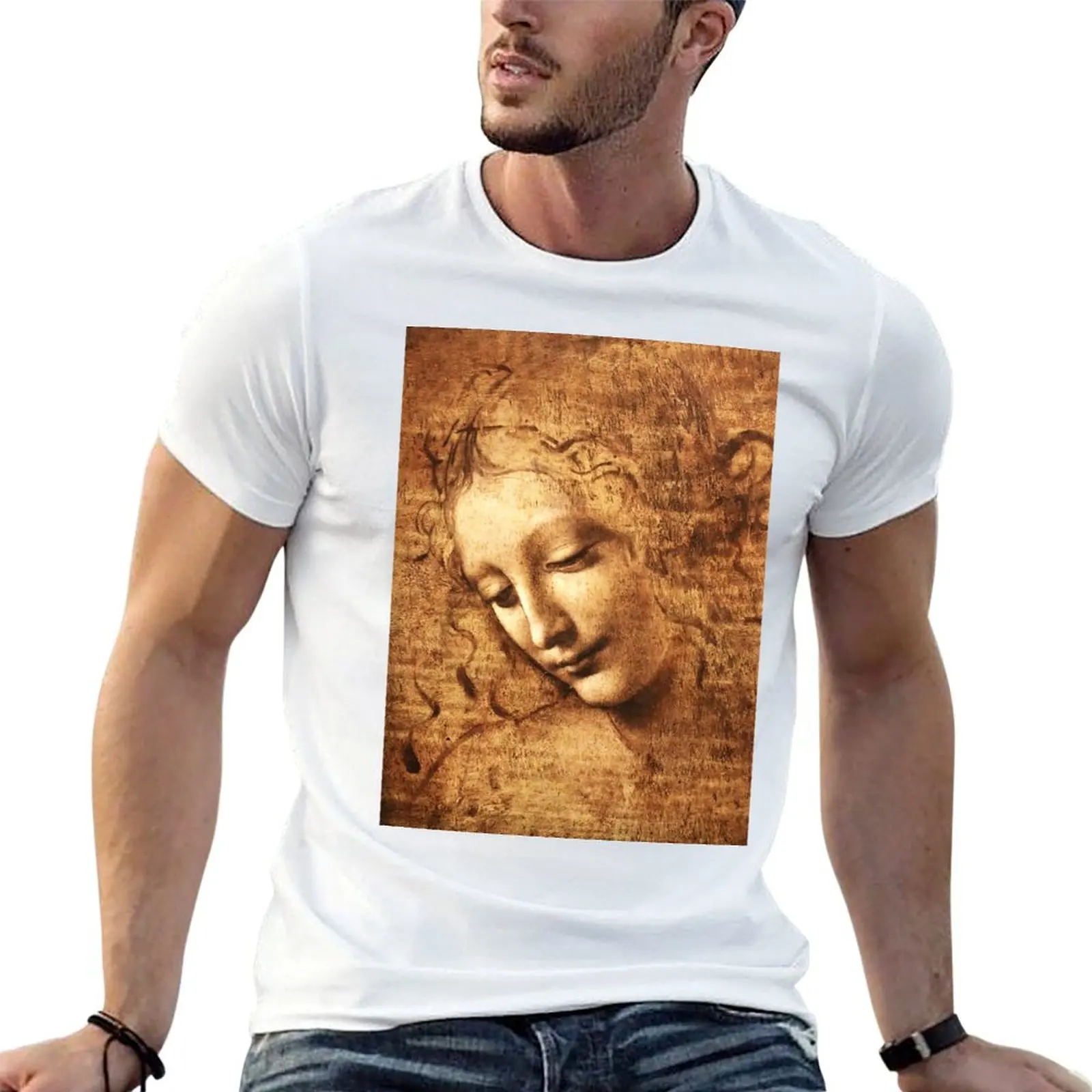 

t Scapigliata men shirts for da essential Vinci man Leonardo t casual La T-Shirt shirt