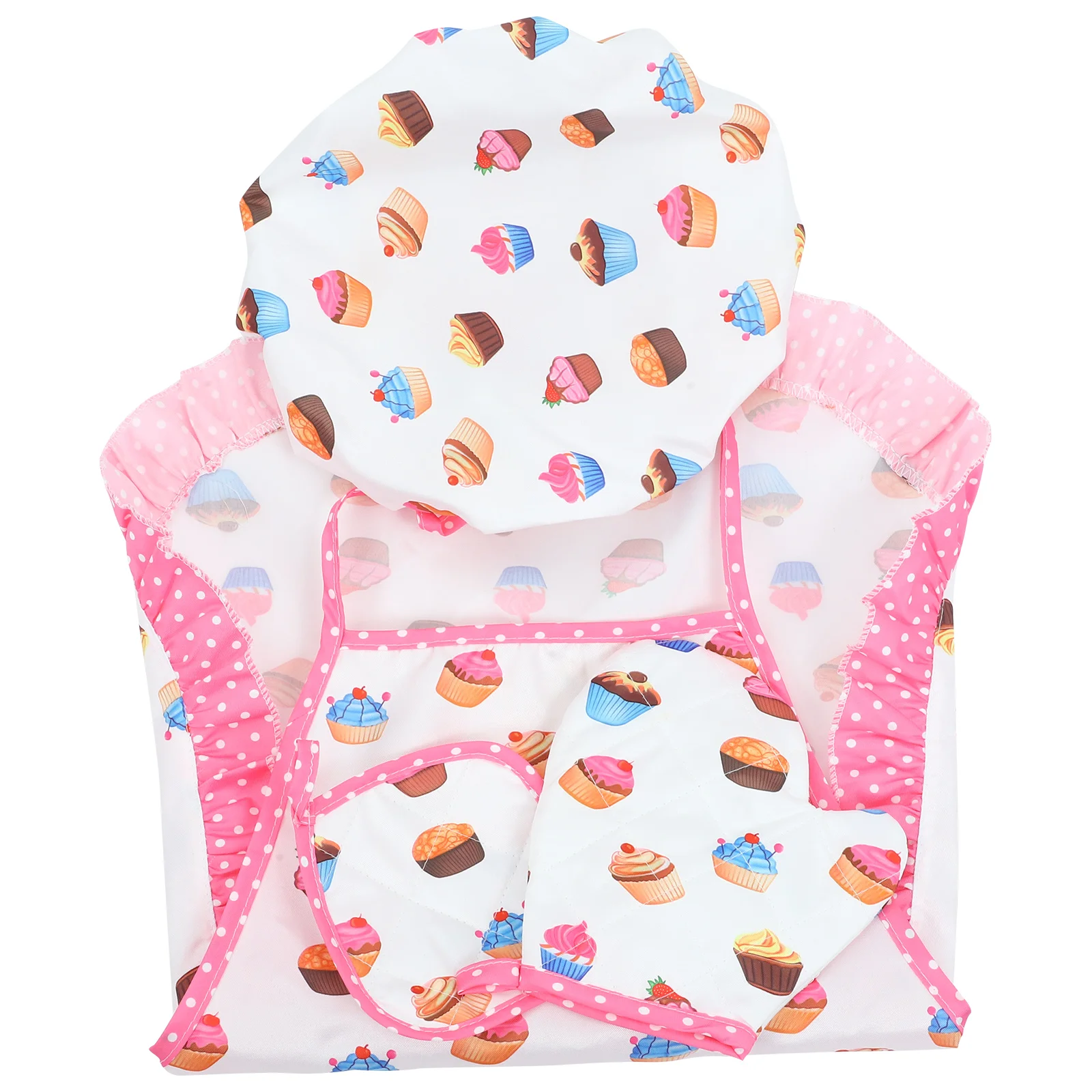 

Childs Chef Hat Children's Apron Kids Toys Aprons for Cooking Accessories Cloth