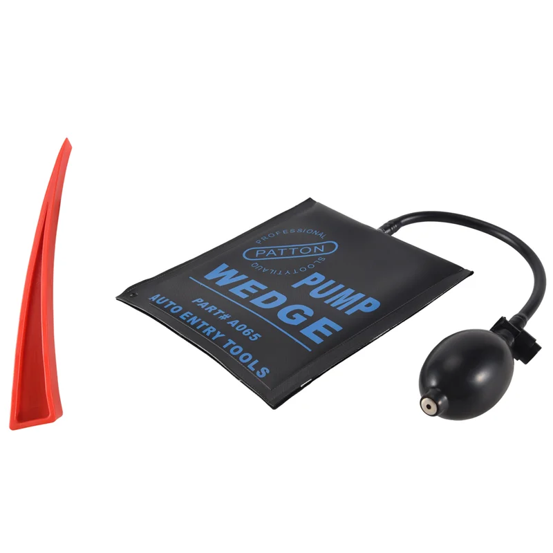 Car Air Pump Wedge Inflatable Hand Pump Car Door Window Shim Entry Open Tool Kit-X59A
