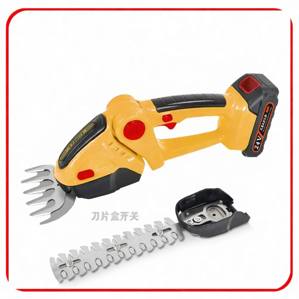 Professional Electric Hedge Trimmer Cordless Garden Grass Shear Pruning Tool Handheld Shrub Cutter For Green Belt Hedge Trimming