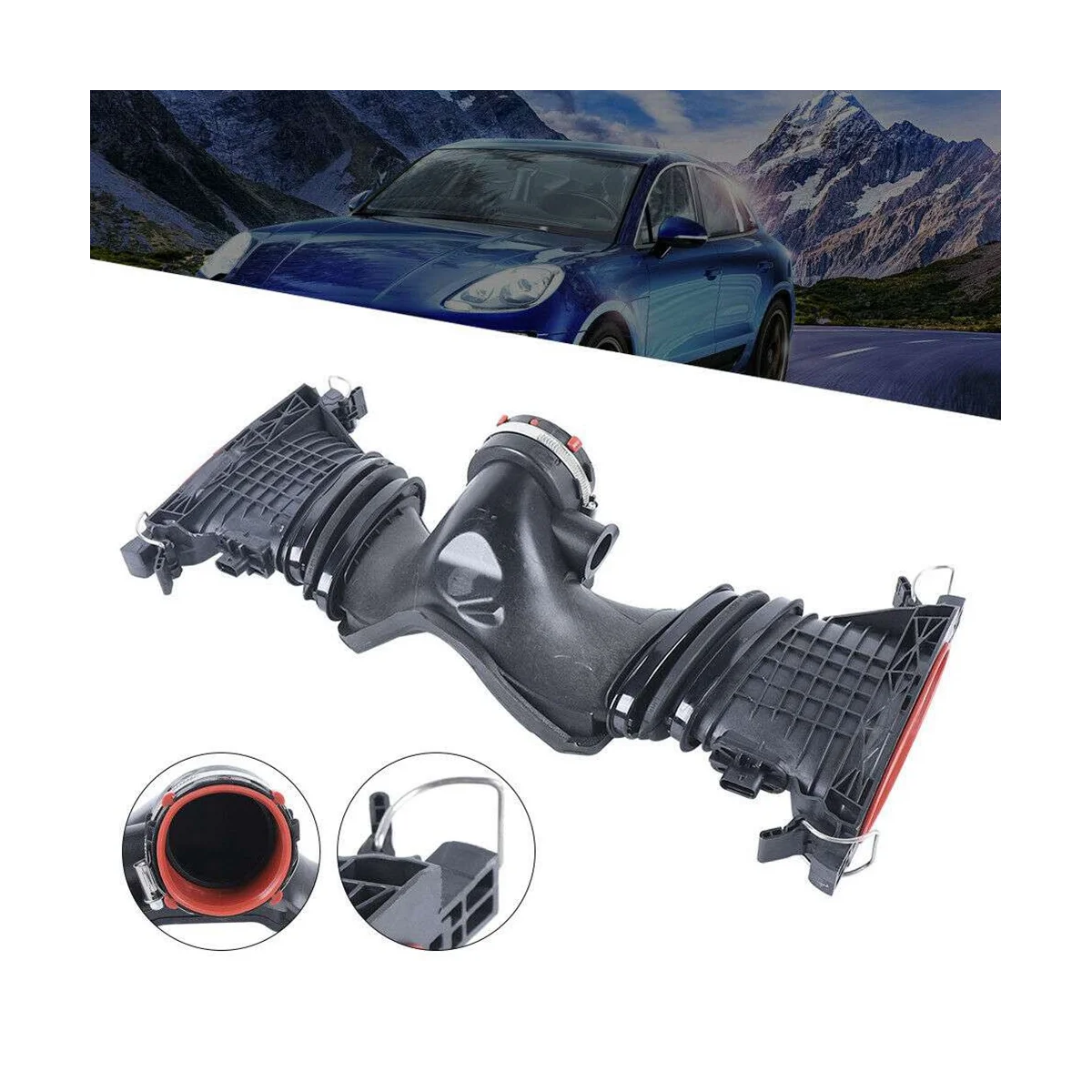 

A6420901742 Engine Air Intake Pipe with Air Mass Sensor Intake Manifold Automotive for GL350 GL320