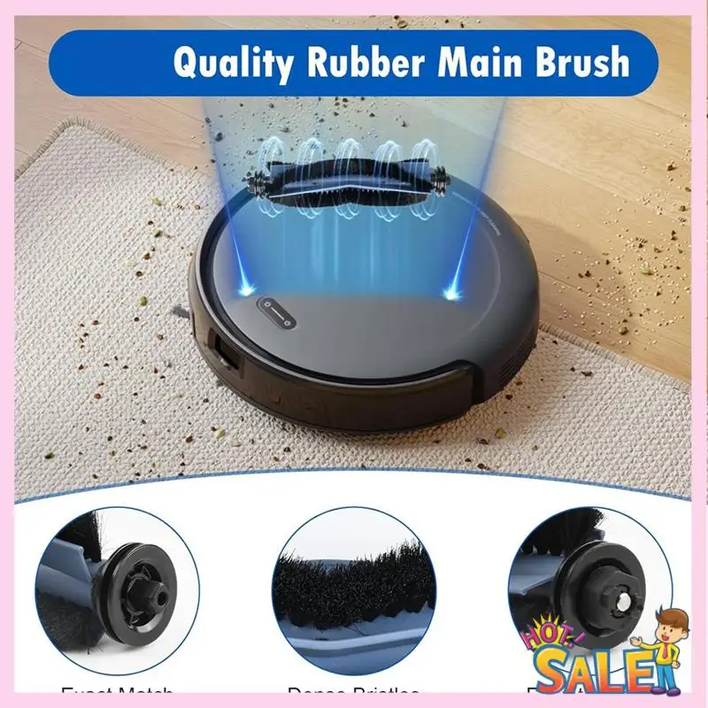 A88X 20 pacotes de acessórios de substituição compatíveis com robô aspirador Eufy C10 compatível com melhor como os acessórios originais