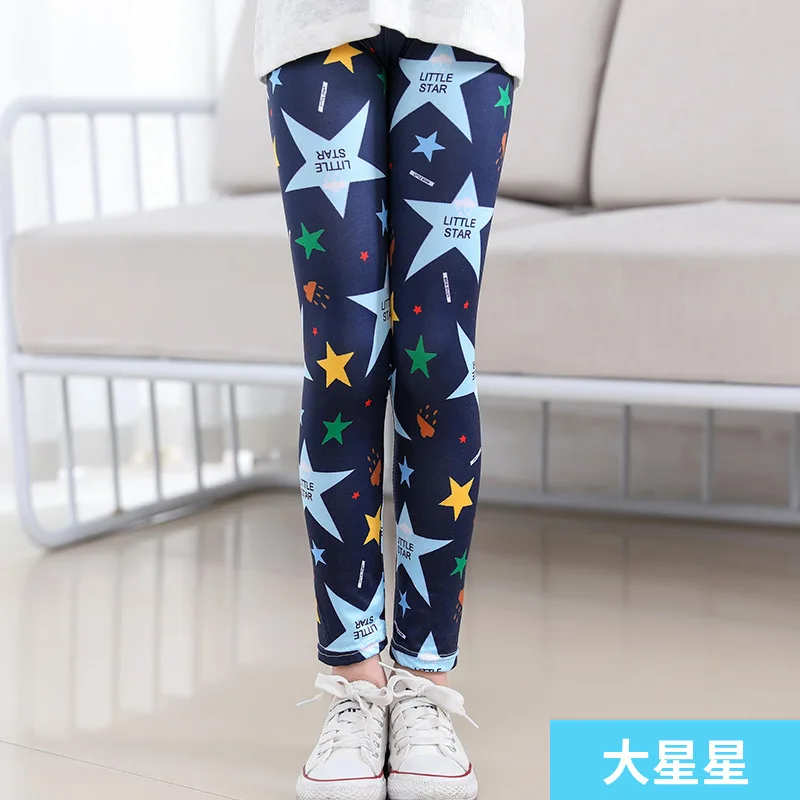 Baby Kids Skinny Slim Leggings Girl Floral Stretchy Pants Children Pants Leggings For Girl Clothes Casaul Wear 1 to 10 Years